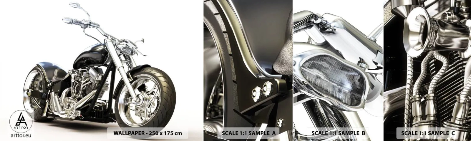 Fototapeta Vzorek Standard Eco - Síla s charakterem - Automobilový průmysl, Motorka, Výlet - 100x30 cm