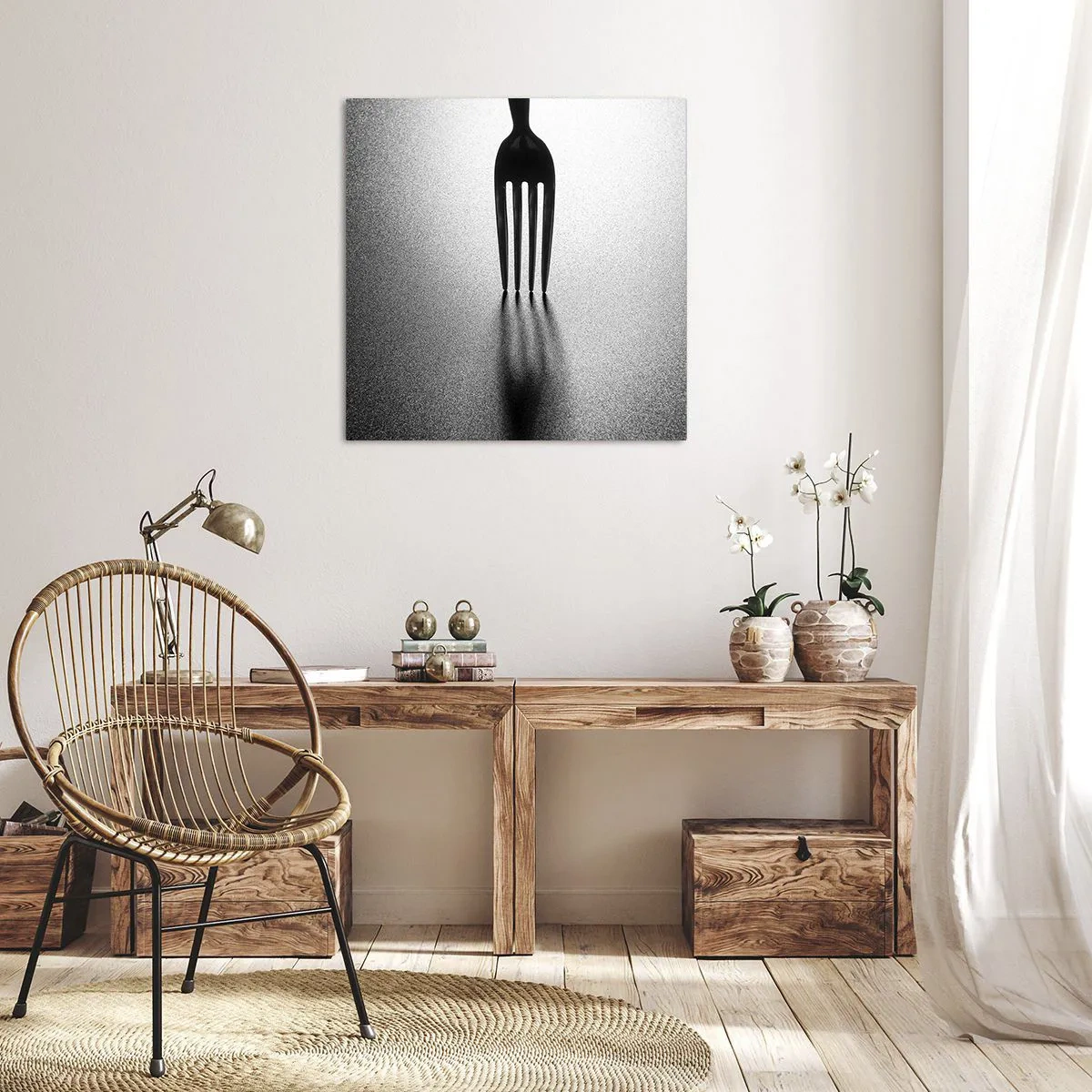 Obraz na plátně - Světlo a stín - 60x60 cm