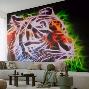 Fototapeta Samolepicí Deluxe Sticker - Nebezpečná aura - Abstrakce, Zvířata, Dravec - 500x350 cm