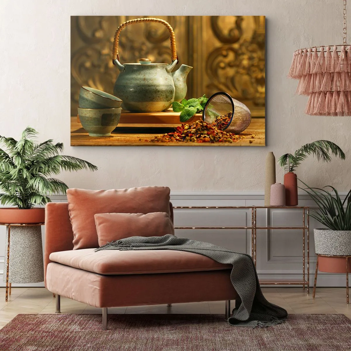 Obraz na plátně - Traktát o pití čaje - 100x70 cm