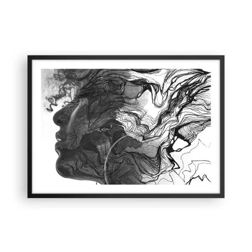 Plakát v černém rámu - Zapletená ve snech - 70x50 cm