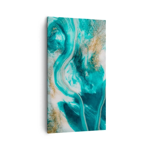 Obraz na plátně - Řeka zlata - 45x80 cm