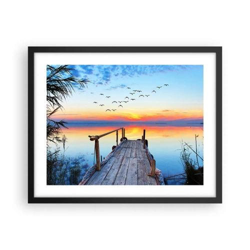 Plakát v černém rámu - Je čas vrátit se… - 50x40 cm