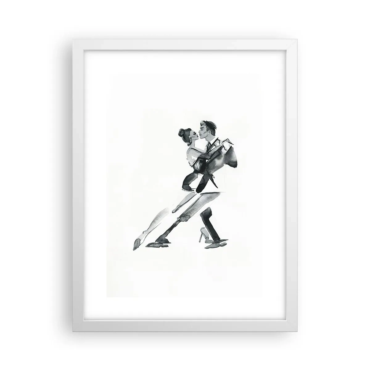 Plakát v bílém rámu - V jednom rytmu - 30x40 cm