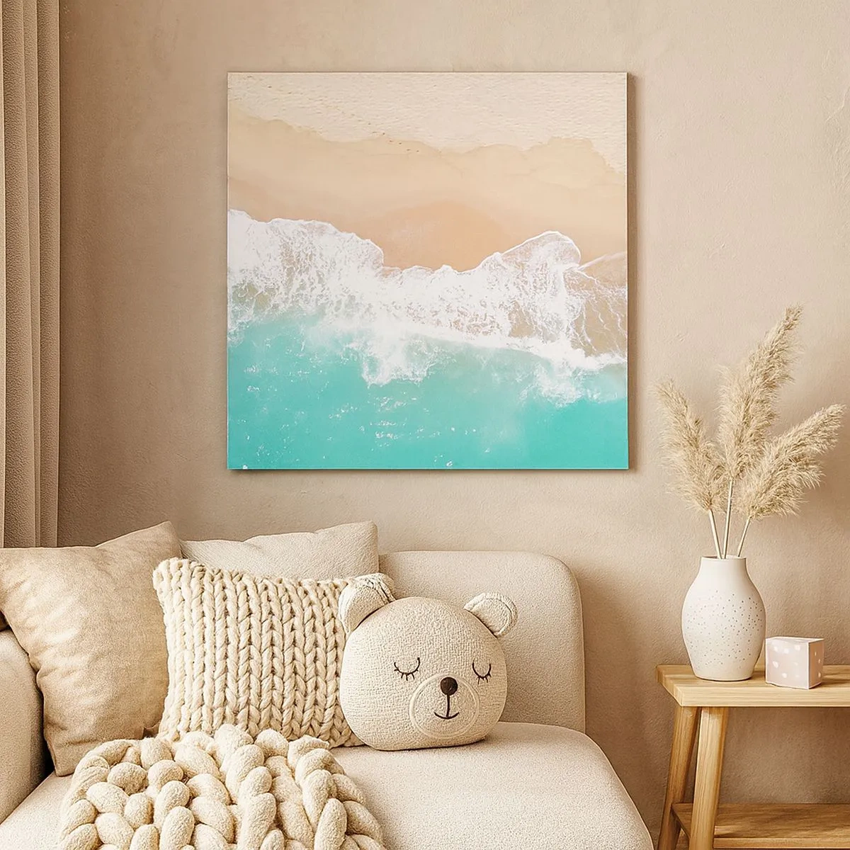 Obraz na plátně - Mazlivý dotek - 30x30 cm