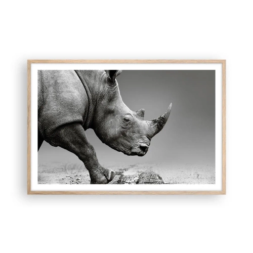 Plakát v rámu světlý dub - Nezastavitelná síla - 91x61 cm