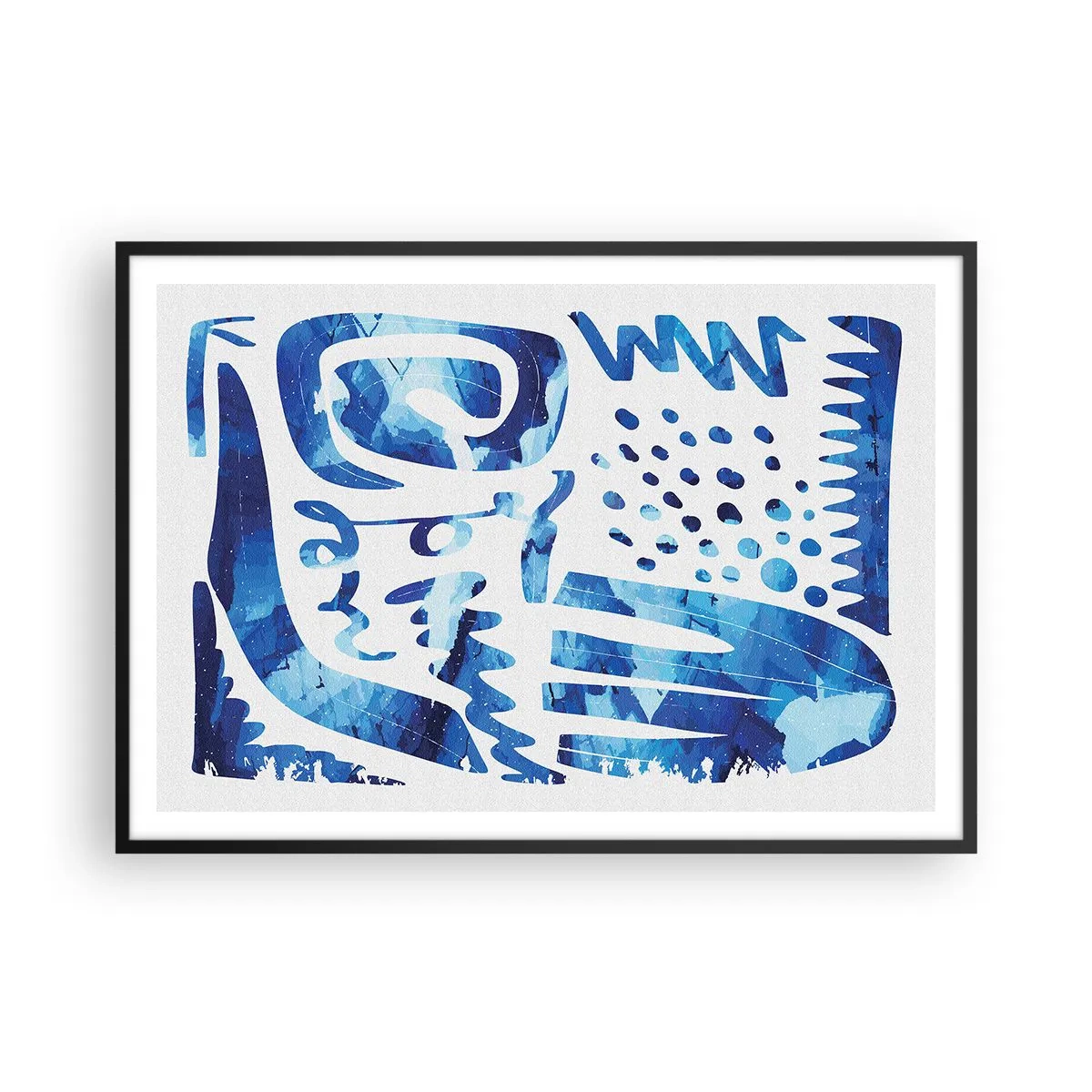 Plakát v černém rámu - Zpět ke kořenům - 100x70 cm