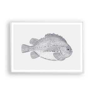 Plakát v bílém rámu - Do alba přírodovědce - 100x70 cm