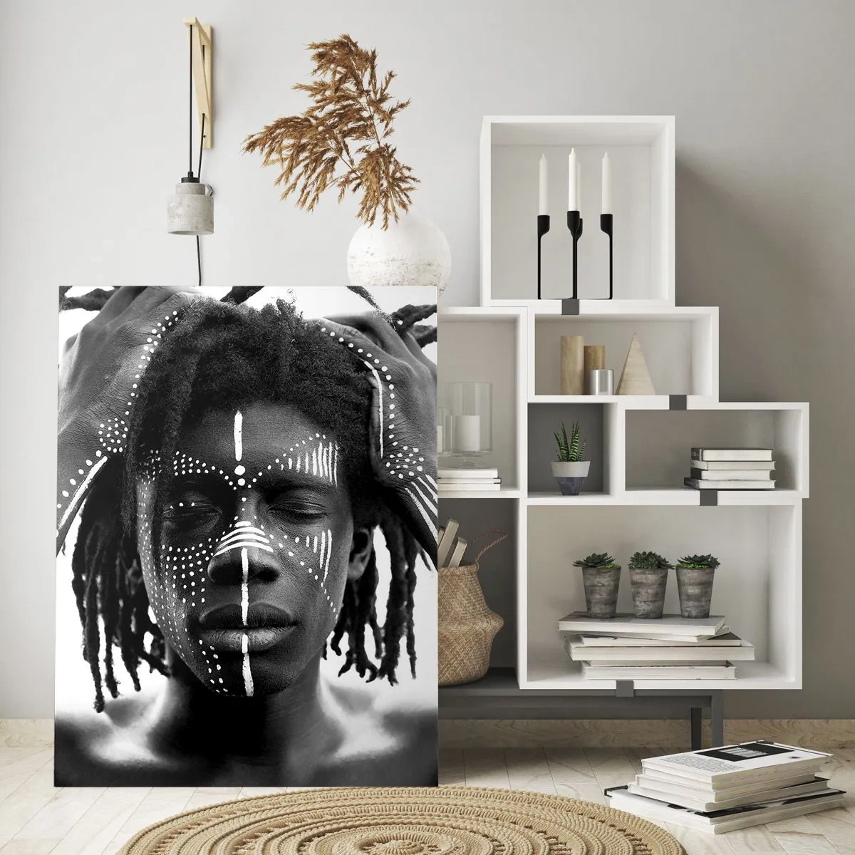 Obraz na skle - Kde jsi? - 70x100 cm