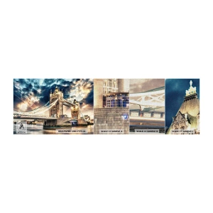 Vzor Fototapety Premium Canvas - Pomník viktoriánského impéria - Město, Londýn, Architektura - 100x30 cm