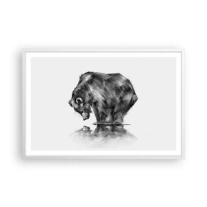 Plakát v bílém rámu - Je příjemné se sekat s někým blízkým - 91x61 cm