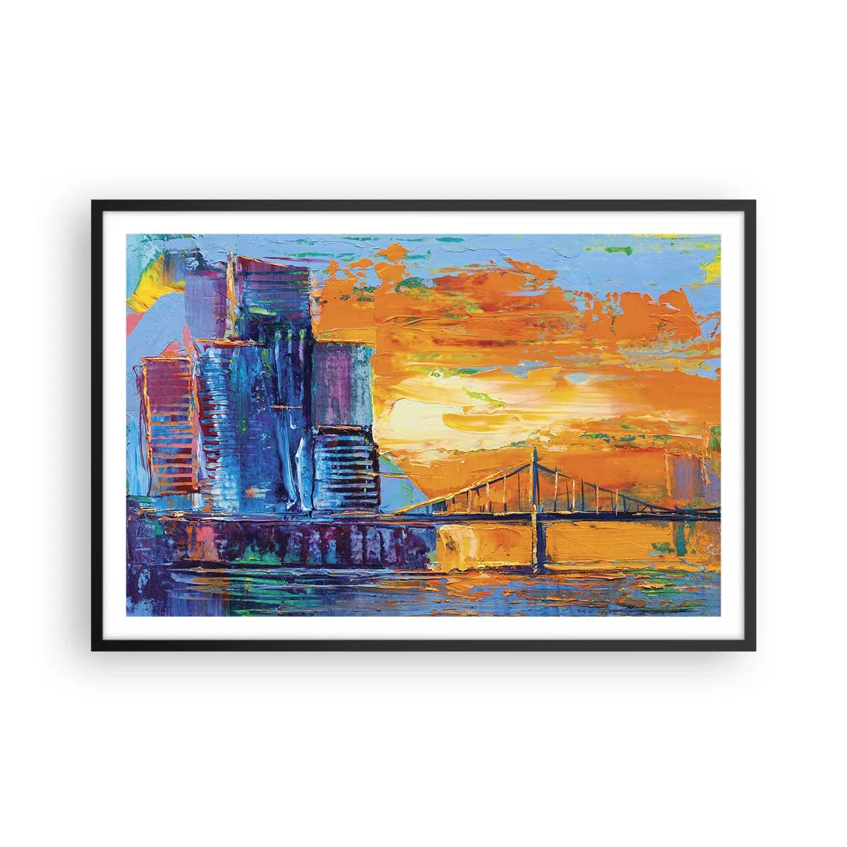 Plakát v černém rámu - Kultura a příroda - 91x61 cm