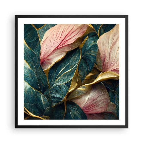 Plakát v černém rámu - Přirozená elegance a styl - 60x60 cm