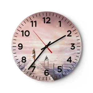 Nástěnné hodiny - Ve světle snu - 40x40 cm