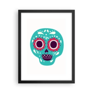 Plakát v černém rámu - Život – zábava až do smrti - 30x40 cm