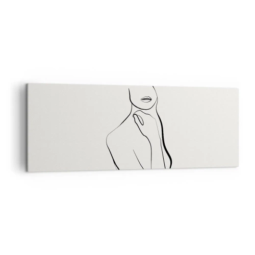 Obraz na plátně - Vlna melancholie - 140x50 cm