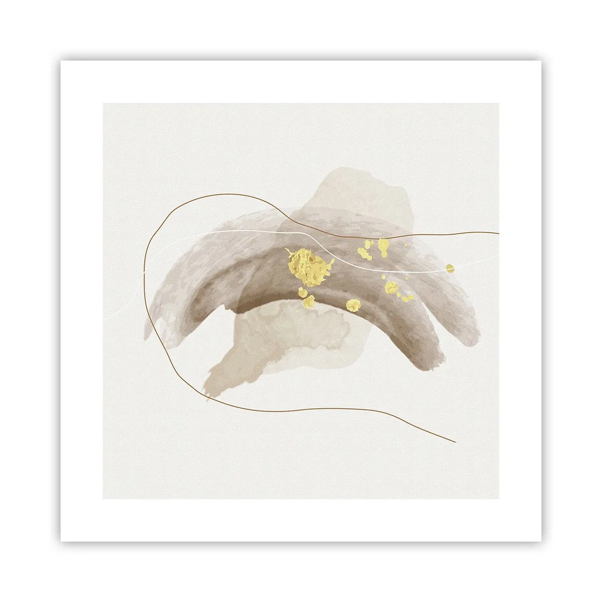 Plakát - Vesmírná bytost - 40x40 cm