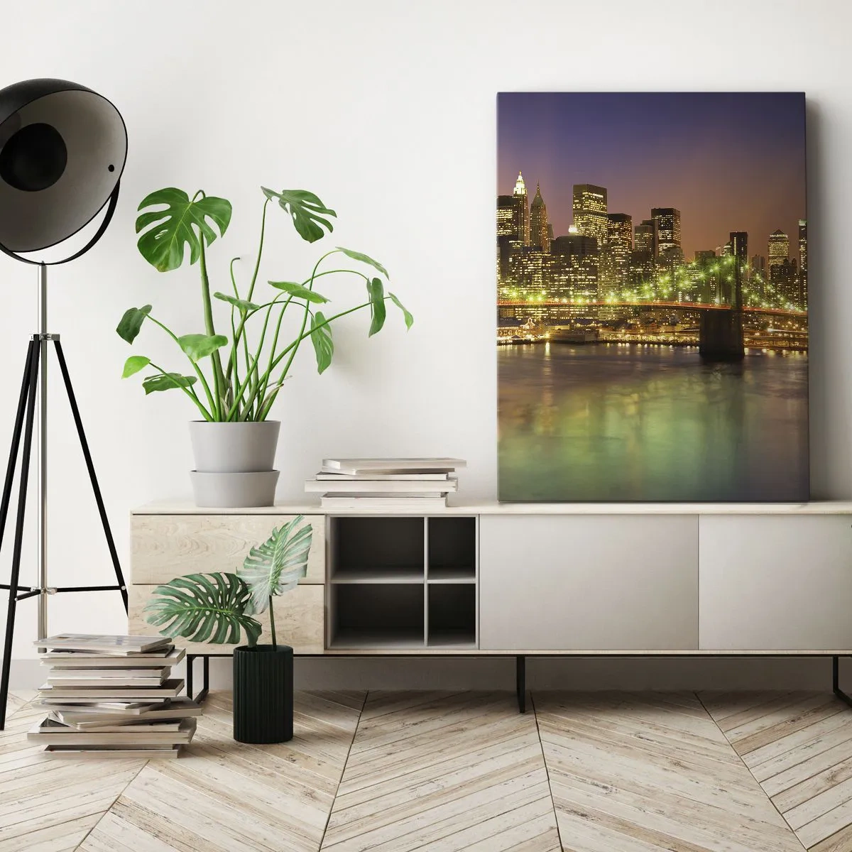 Obraz na plátně - Zde světlo nikdy nezhasne - 50x70 cm