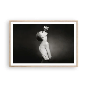 Plakát v rámu světlý dub - Excentrická elegance - 91x61 cm