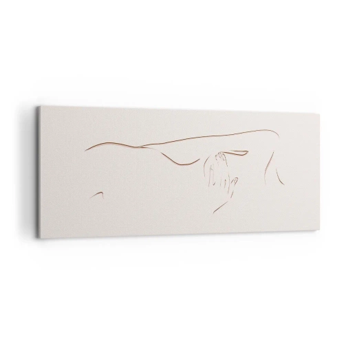 Obraz na plátně - Tvar touhy - 100x40 cm