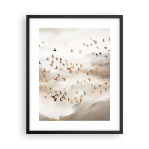 Plakát v černém rámu - Je čas… - 40x50 cm