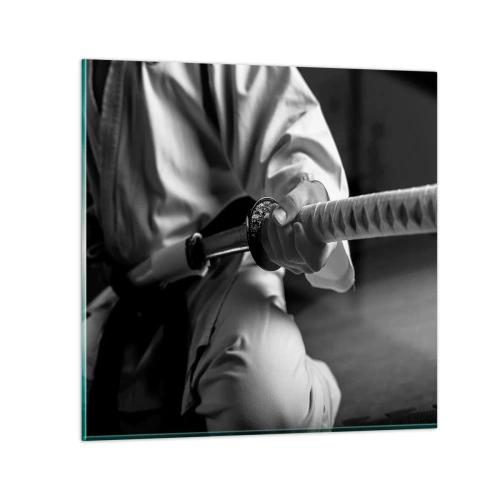 Obraz na skle - Duše bojovníka - 30x30 cm