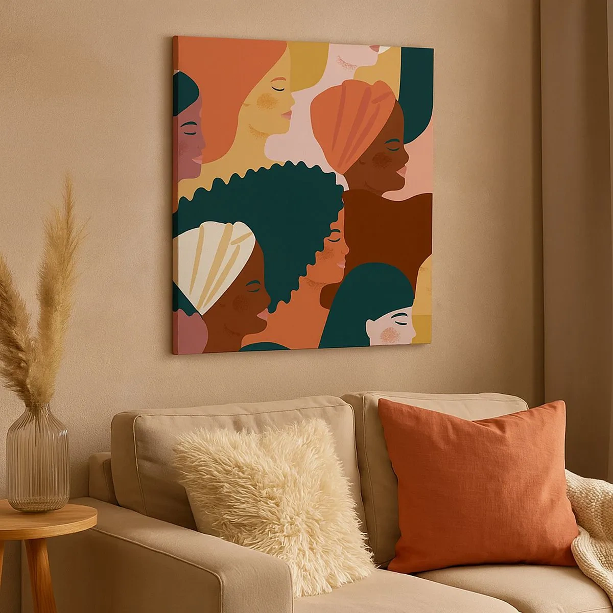 Obraz na plátně - Pouze ženskost - 30x30 cm