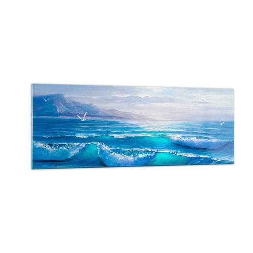Obraz na skle - Přináší ukojení - 140x50 cm
