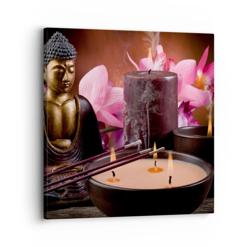 Obraz na plátně - Očistit mysl, uklidnit tělo - 30x30 cm