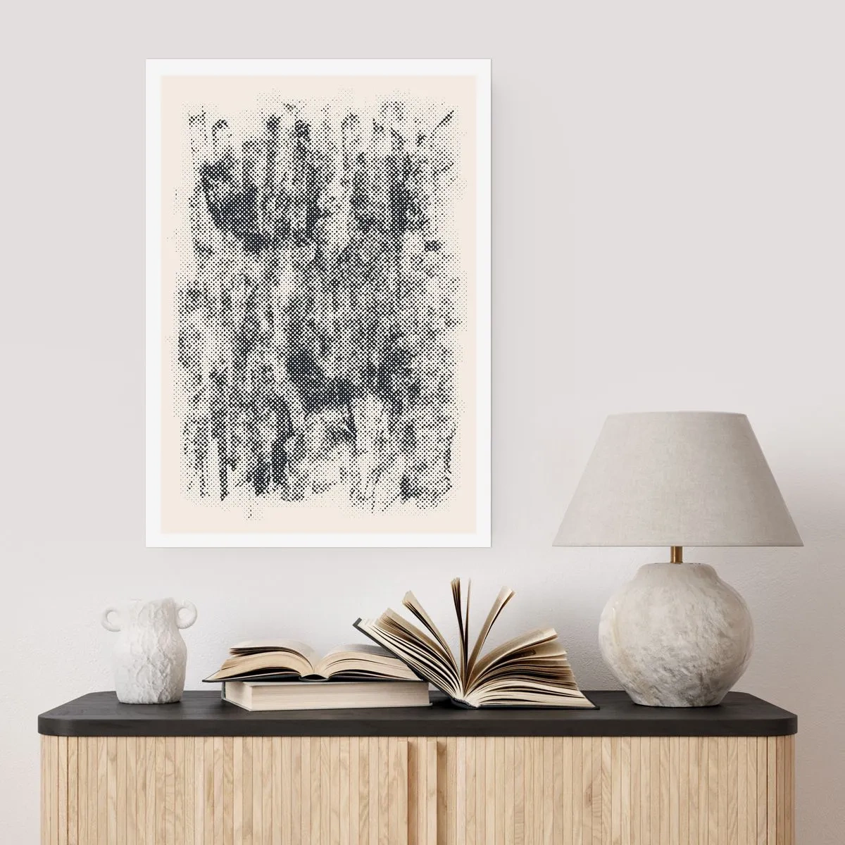 Plakát - Mlžná kompozice - 50x70 cm