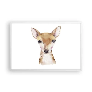 Plakát v bílém rámu - Povaha nevinnosti - 91x61 cm