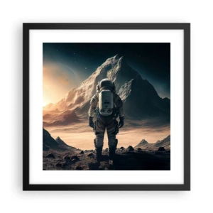 Plakát v černém rámu - Nová výzva - 40x40 cm