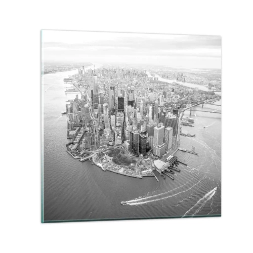 Obraz na skle - Jak nemilovat? - 30x30 cm