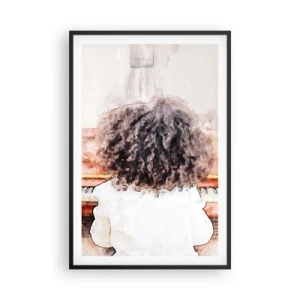 Plakát v černém rámu - V novém světě - 61x91 cm