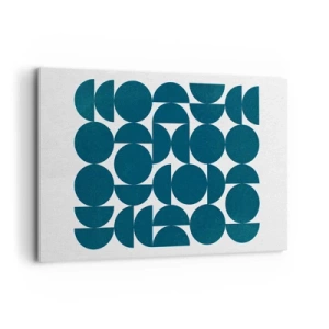Obraz na plátně - Kruhy a půlkruhy - 120x80 cm