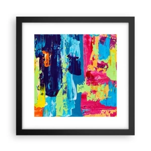 Plakát v černém rámu - Život je krásný! - 30x30 cm