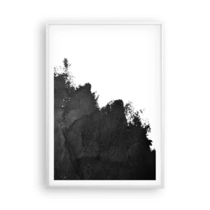 Plakát v bílém rámu - Živly: země - 70x100 cm