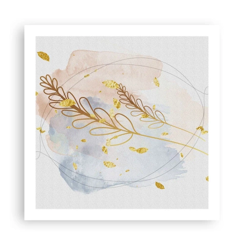 Plakát - Zlatý závan - 60x60 cm