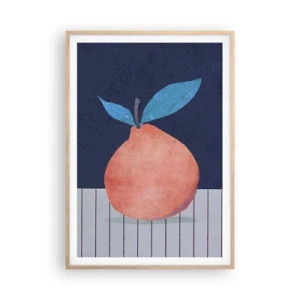 Plakát v rámu světlý dub - Konvexita a rovina - 70x100 cm