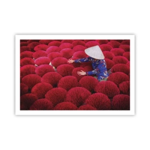 Plakát - Na rýžovém poli - 91x61 cm