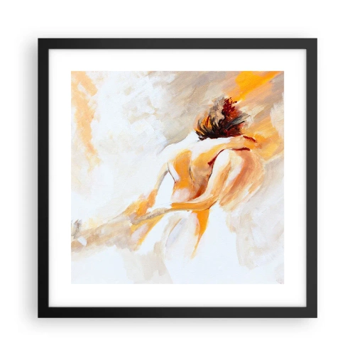 Plakát v černém rámu - Blízkost v nebi - 40x40 cm