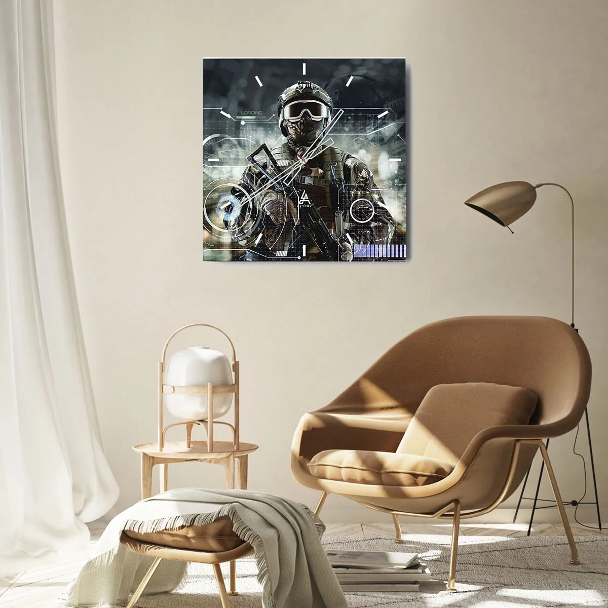 Nástěnné hodiny - Ještě větší síla - 30x30 cm