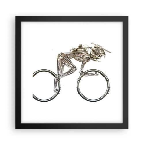 Plakát v černém rámu - Úžasný stroj - 30x30 cm