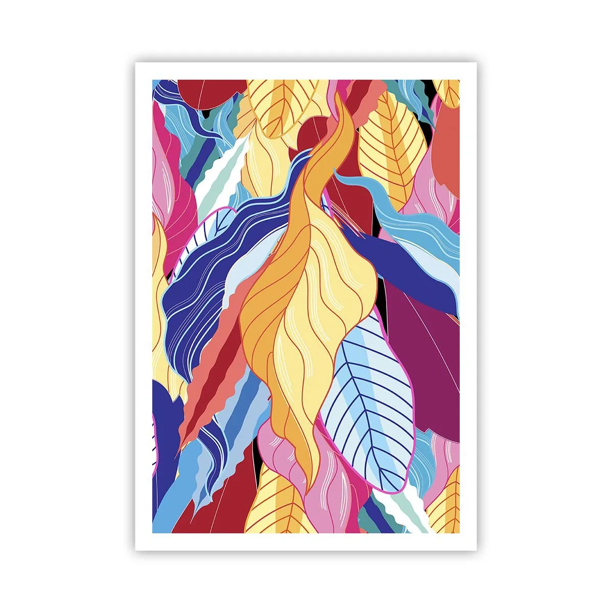 Plakát - Barevný nepořádek - 70x100 cm