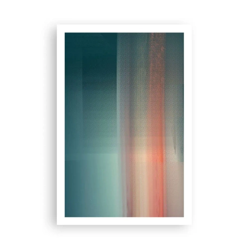 Plakát - Abstrakce: vlny světla - 61x91 cm