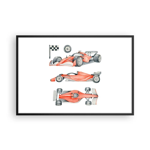 Plakát v černém rámu - Dohnat sen - 91x61 cm