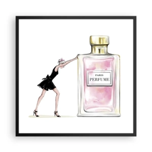 Plakát v černém rámu - Podstata ženskosti - 60x60 cm