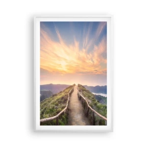 Plakát v bílém rámu - Blízko nebe - 61x91 cm