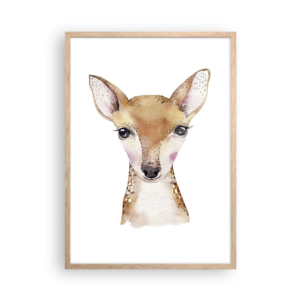 Plakát v rámu světlý dub - Povaha nevinnosti - 50x70 cm