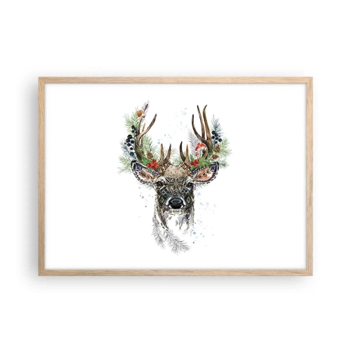 Plakát v rámu světlý dub - Ve slavnostním rouchu - 70x50 cm